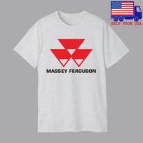 Massey Ferguson Tractor Men#039;s Grey Size S5XL Unisex T-Shirt L