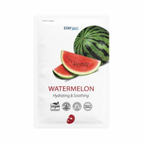 STAY WELL Climate Neutral Hydrating & Soothing Sheet Mask Watermelon Drėkinanti ir raminanti veido kaukė 1 vnt.