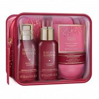 Midnight Cherry Luxury Travel Wash Bag Gift Set Dovanų rinkinys
