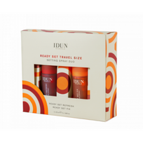 IDUN Minerals Minerals Face Mist Set Veido dulksnų rinkinys (READY SET REFRESH + READY SET FIX) Rinkinys