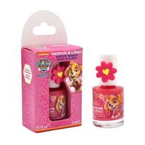 Water Based Nail Polish Vaikiškas vandens pagrindo nagų lakas su žiedu rinkinyje Paw Patrol