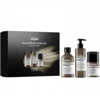 L'Oréal Professionnel Meteora Absolut Repair Molecular TRIO Plauko struktūrą atstatančių priemonių rinkinys