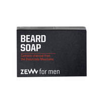 ZEW Beard Soap With Charcoal Muilas barzdai su anglimi 85g