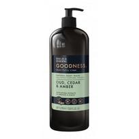 Goodness Body Wash Kūno prausiklis 1000ml Oud, Cedar & Amber