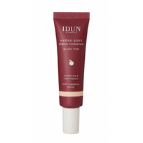 IDUN Minerals Hydra Soft Mineral Foundation Skystas mineralinis makiažo pagrindas 30ml Saga