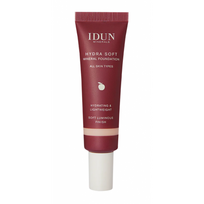 IDUN Minerals Hydra Soft Mineral Foundation Skystas mineralinis makiažo pagrindas 30ml Gylla