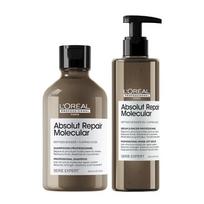 L'Oréal Professionnel Serie Expert Absolut Repair Molecular Pack Plaukų molekulinę struktūrą atstatančių priemonių rinkinys Rinkinys
