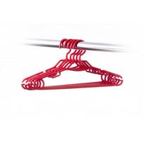 WDO29 Mažų plastikinių pakabų rinkinys 29 cm Raudona 50 vnt.