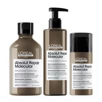 L'Oréal Professionnel Serie Expert Absolut Repair Molecular Essential Kit Plaukų molekulinę struktūrą atstatančių priemonių rinkinys Rinkinys