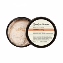 Spalvoti Kvapai Facial Scrub & Mask Veido šveitiklis-kaukė 50ml Vanilla&Honey
