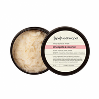 Spalvoti Kvapai Facial Scrub & Mask Veido šveitiklis-kaukė 50ml Pineapple&Coconut