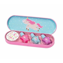 Martinelia Nail Polish & Stickers Tin Box Vaikiškas kosmetikos rinkinys Little Unicorn