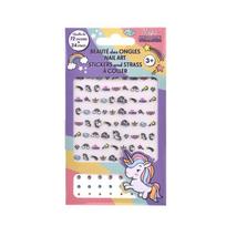 Nail Art Stickers and Strass Lipdukai nagams Magic Unicorn