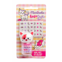 Martinelia Lulu & Duki Nail Set Nagų priežiūros rinkinys vaikams 3.5ml Pink