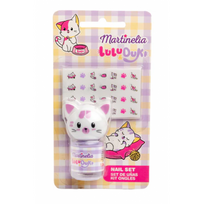 Martinelia Lulu & Duki Nail Set Nagų priežiūros rinkinys vaikams 3.5ml Purple