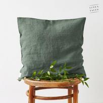Linen Tales Linen Cushion Cover Lininis pagalvėlės užvalkalas Forest Green
