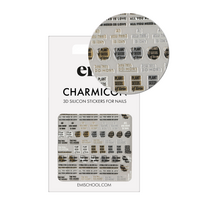 E.Mi Charmicon Silicone Stickers Lipdukai nagams #240 Beauty in Details