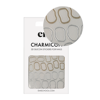 E.Mi Charmicon Silicone Stickers Lipdukai nagams #241 Abstract Chains