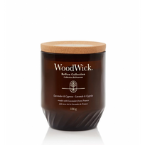 WoodWick Lavender & Cypress Candle Žvakė Medium