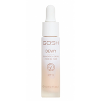 GOSH Copenhagen Dewy Foundation Drops Makiažo pagrindas 12ml 002 Porcelain