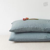 Linen Tales Linen Pillowcase Lininis pagalvės užvalkalas Blue Fog
