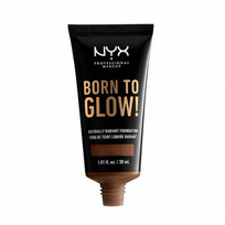 NYX Professional Makeup Born To Glow! Naturally Radiant Foundation Makiažo pagrindas 30ml 20 Deep Rich