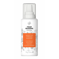 Four Reasons No Nothing Sensitive Strong Mousse Bekvapės stiprios fikscijos putos 100ml