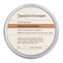 Spalvoti Kvapai Shaving Soap Skutimosi muilas 70g Tobacco&Amber