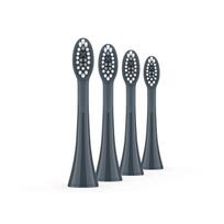 Sonic Brush Head Keičiamos dantų šepetėlio galvutės 4vnt Charcoal Grey