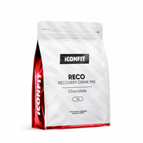 Iconfit RECO Recovery Drink Mix Jėgas atstatantis gėrimas 1kg Chocolate