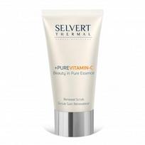 Selvert Thermal +Pure Vitamin-C Renewal Scrub Odos šveitiklis su vitaminu C 50ml