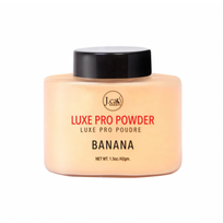 J.Cat Beauty Luxe Pro Powder Makiažą fiksuojanti pudra Banana