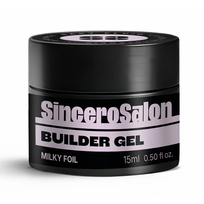 Easy Fluid Builder Gel Maskuojantis gelis 15ml Milky Foil