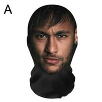 Celebrity Face Full Face Breathable Mask with Interesting Full Face Print Balaclava for Party and Holiday Use geltona