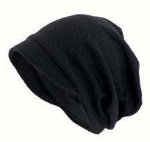 Muslim Women Brim Turban Hat Visor Bonnet Hijab Chemo Cap Headwear Wrap Autumn juoda