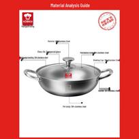 KOBACH 304 Stainless Steel Clear Broth Hot Pot 30cm