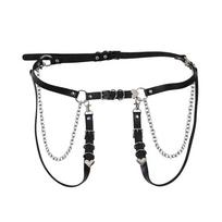 Hip Hop Waist Chain Metal JK Leg Loop Fashion Skirt Belt  Girls Style A
