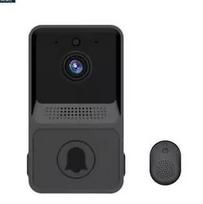 Smart Ring Doorbell Wireless Door Camera Bell Wifi Video Wireless Smart Doorbell Monitoring juoda