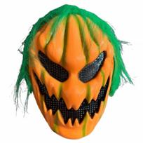 Realistic Halloween Pumpkin Mask Creativity Scary Ghost Headgear  Masquerade Party žalia