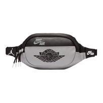 Jordan Synthetic Leather One Shoulder Crossbody Sling Bag, Fanny Pack Small Unisex Shadow Gray/Black Gray DB8195-400 Small
