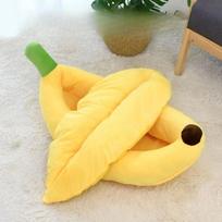 Banana Boat Kennel Winter Cat Kennel Warm Pet Kennel Corgi Banana Boat Teddy Small Dog Kennel s (65*35) 2kg inside geltona