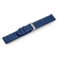 Watch Band 21mm Rubber Strap D2 Pin Buckle Watch Strap Replacement Lightweight Breathable Blue [Victorinox] Tool-Free [] V.60042