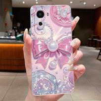 For Xiaomi Redmi A7 Pro 2026 Phone Case Clear Luxury Fashion Butterfly Flowers Soft TPU Casing for Redmi A7 Pro A7Pro Back Cover Redmi A7 Pro 4G