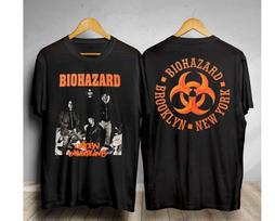 Vintažiniai Biohazard Urban Discipline 1992 m. Marškinėliai Sunkiojo Metalo Grupė Amerikietiška Dovana Gerbėjui Unisex Marškinėliai S white