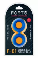 Forto FORTO F-81 Double Ring 51mm Blue Premium Silicone System