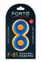 Forto FORTO F-81 Double Ring 47mm Blue Premium Silicone System