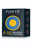 Forto FORTO F-15 Vibrating Ring Blue - 10 Modes, Waterproof, USB Charging