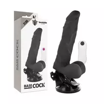 BASECOCK BASECOCK - VIBRADOR ARTICULABLE CONTROL REMOTO NEGRO 21 CM -O- 5 CM