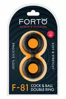 Forto FORTO F-81 Double Ring 47mm Black Premium Silicone System