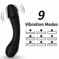 ARMONY VIBRATORS ARMONY - DILDO VIBRATOR G-SPOT SILICONE BLACK